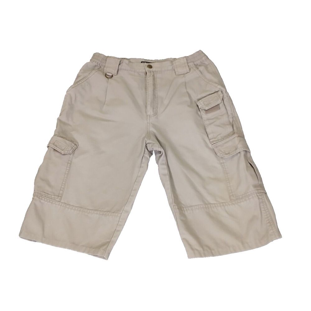 5.11 Tactical Series Cargo Shorts Sz 8 Women's Tan Military Pockets Style 64355U